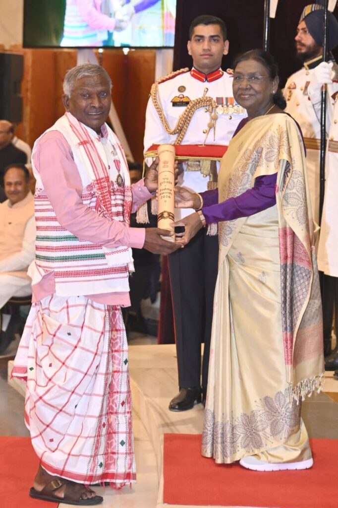 charam hembram get padmashree form president murmu
