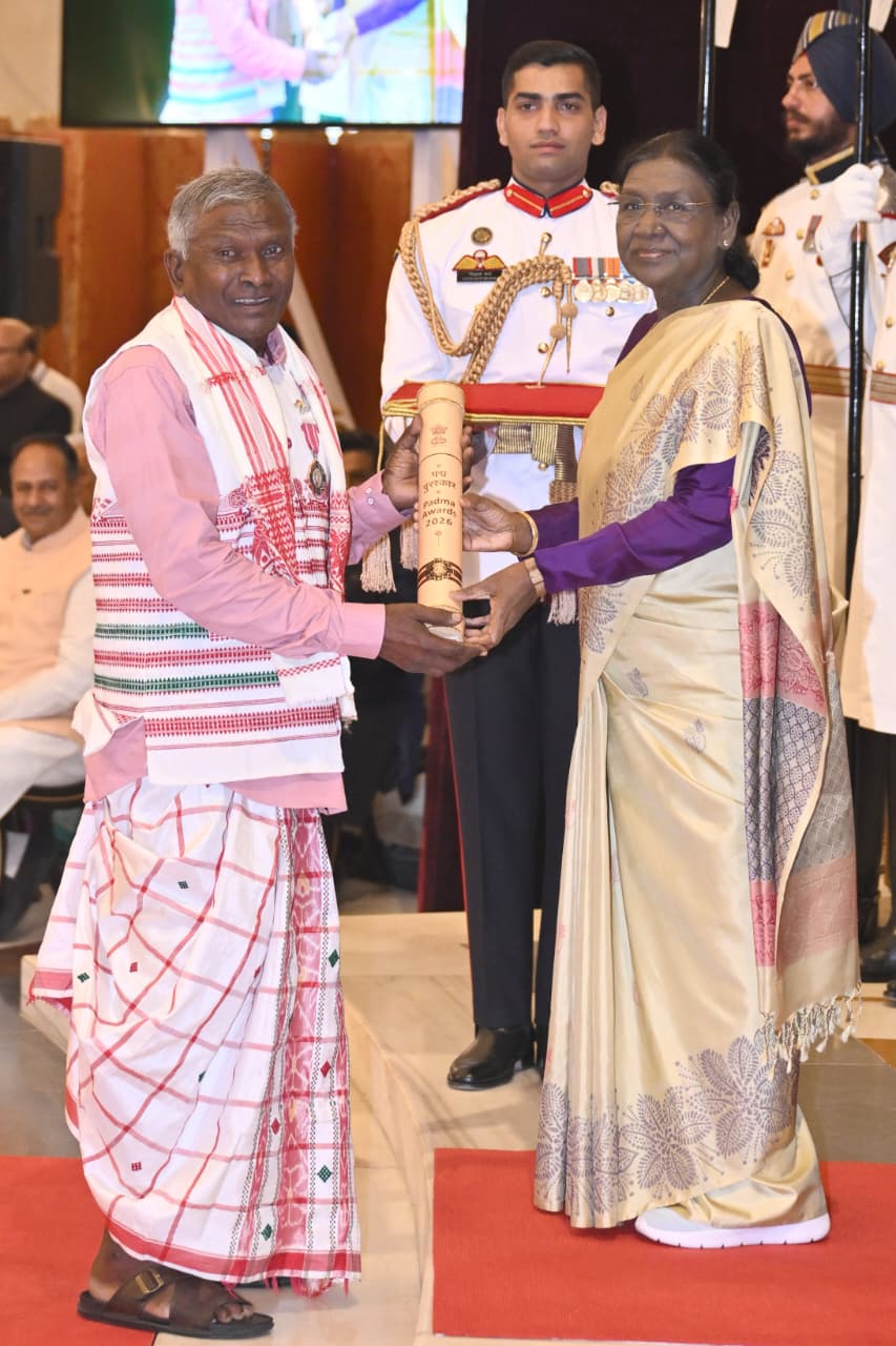 charam hembram get padmashree form president murmu